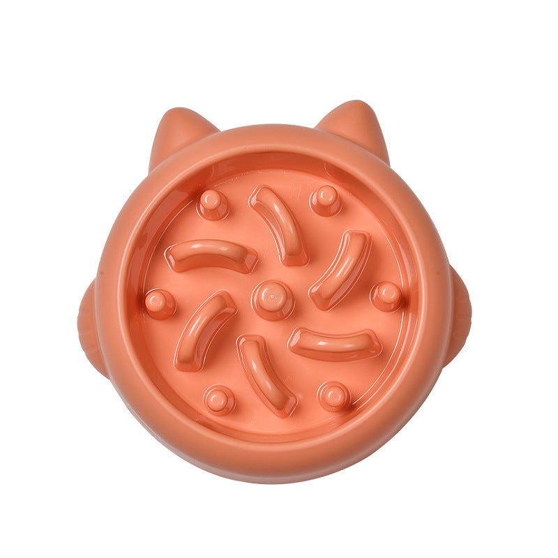 Pet Dog Cat Slow Feeder Bowls anti Choking Slow Feeder Dish Bowl Home Dog Eating Plate anti Gulping Bowl Supplies